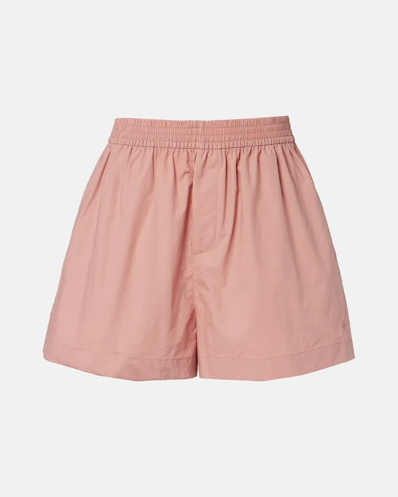 Varley Shorts Morales in popeline di cotone Rosa
