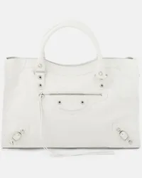 Balenciaga Borsa Le City Medium in pelle Bianco