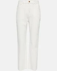 Chloé Chloé Jeans regular a vita alta Bianco