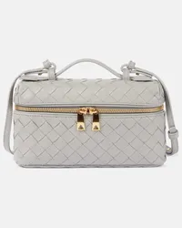 Bottega Veneta Borsa a tracolla Vanity Small in pelle Grigio