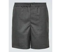 Shorts in lana vergine
