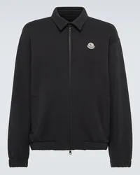 Moncler Giacca con logo Nero