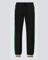 Gucci Pantaloni sportivi in jacquard GG Nero