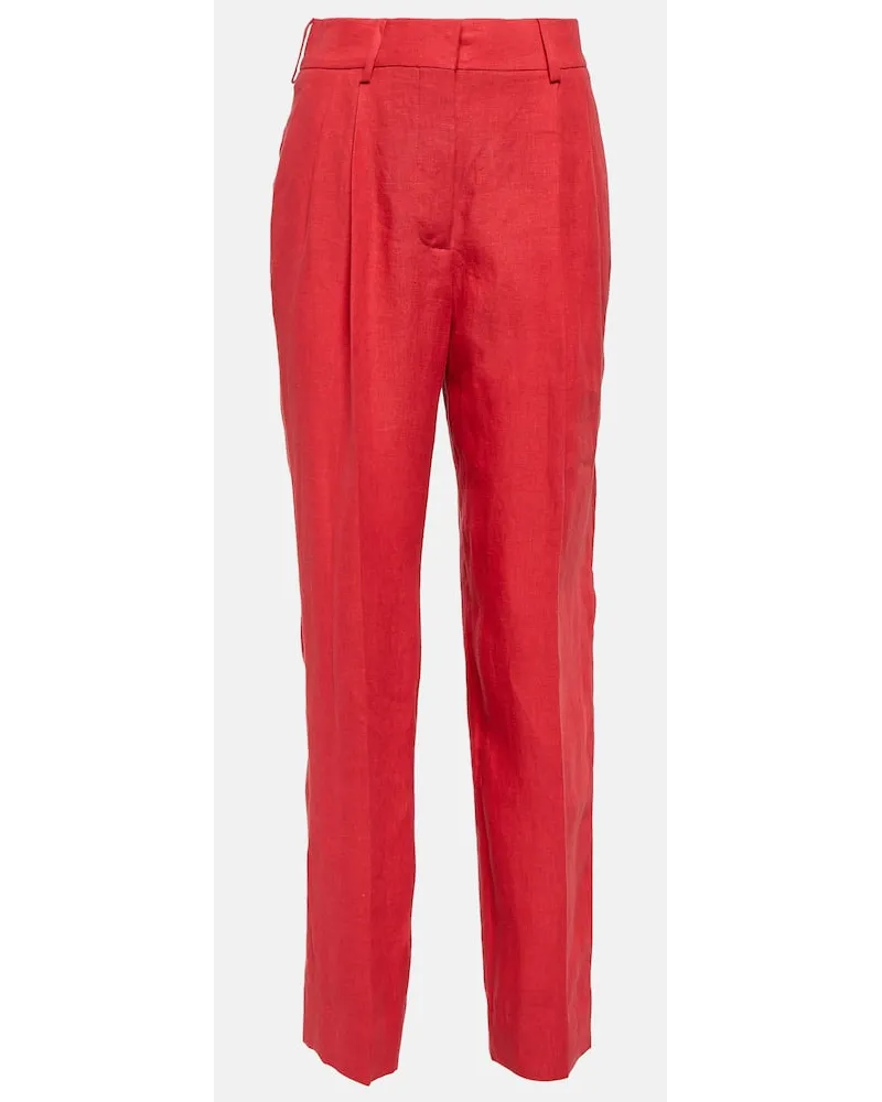 Blazé Milano BlazÃ© Milano Pantaloni Banker a vita alta Rosso