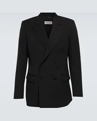 Lanvin Blazer doppiopetto in lana Nero