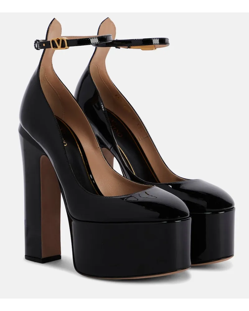 Valentino Garavani Pumps Tan-Go 155 in vernice Nero