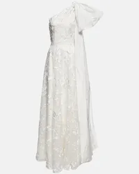 Erdem Bridal - Abito lungo Hanne in organza Bianco