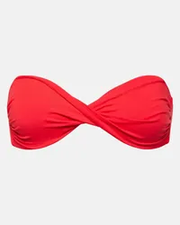 Melissa Odabash Top bikini a fascia Martinique Rosso