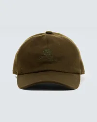 Loro Piana Cappello da baseball in cashmere Verde