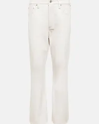 Citizens of humanity Pantaloni bootcut Isola cropped in misto pelle Bianco