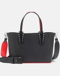 Christian Louboutin Borsa Cabata Mini in pelle Nero