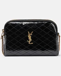 Saint Laurent Borsa a spalla Gaby in vernice Nero