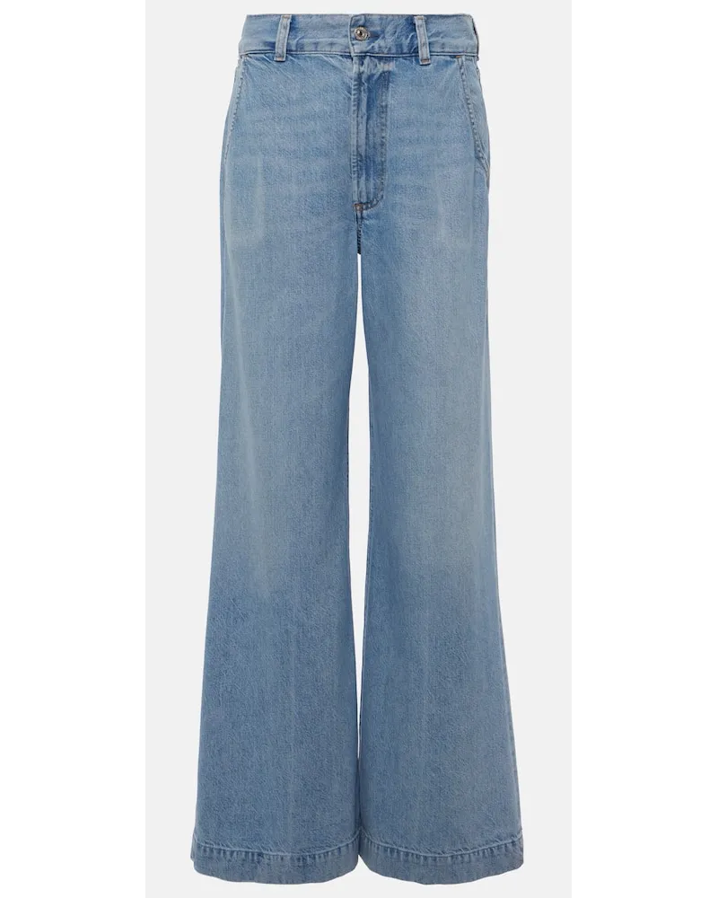 Citizens of humanity Jeans Beverly a gamba larga e vita alta Blu