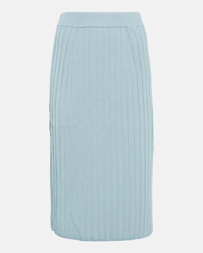 Joseph Gonna midi in maglia a coste Blu