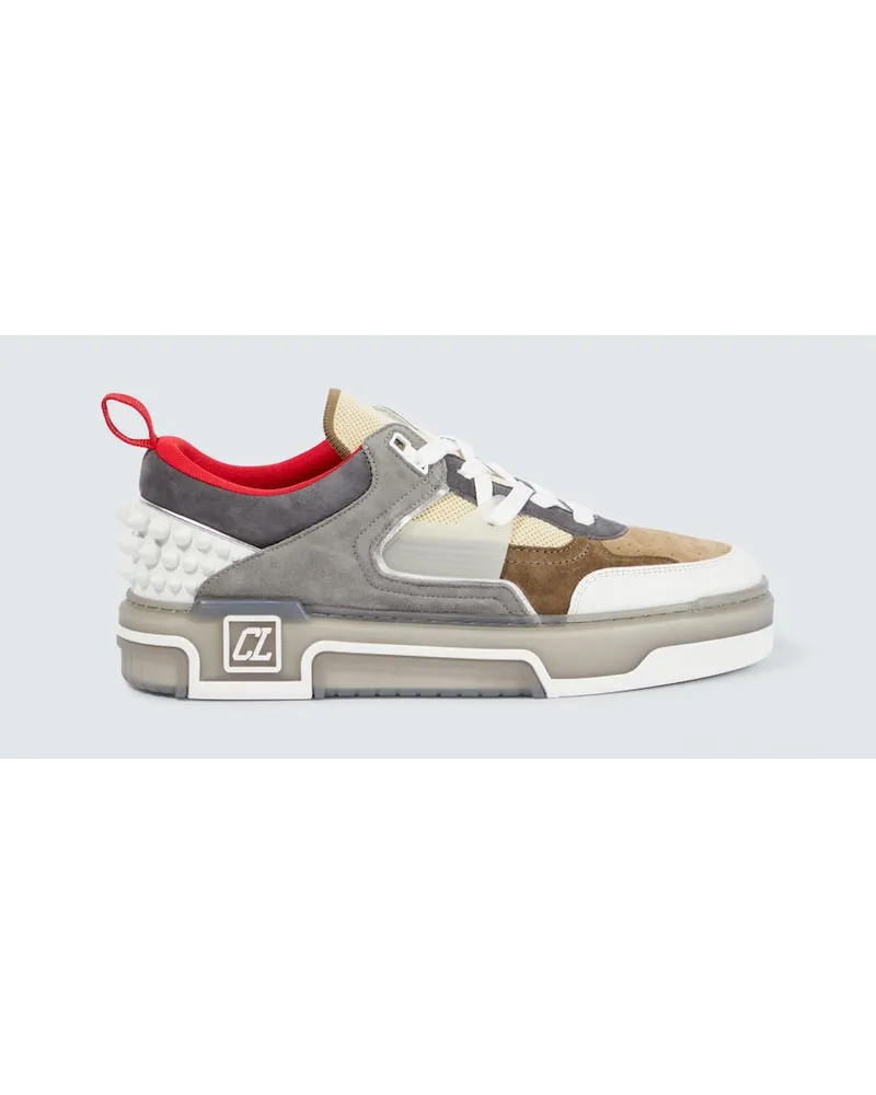 Christian Louboutin Sneakers Astroloubi in pelle Bianco