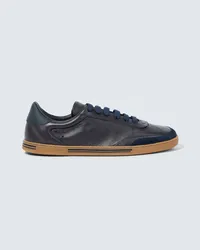 Dolce & Gabbana Sneakers DG in pelle Blu