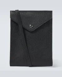 Christophe Lemaire Borsa a spalla in pelle Nero