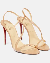 Christian Louboutin Sandali Rosalie in pelle Beige