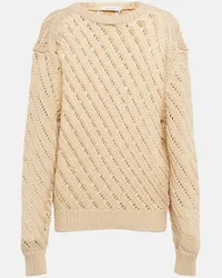 Christophe Lemaire Pullover in misto cotone Marrone