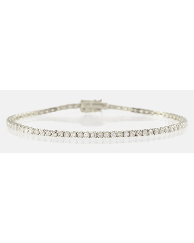Sydney Evan Bracciale Tennis in oro bianco 14kt con diamanti Bianco