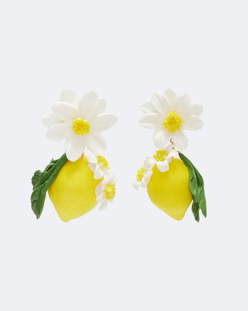Jennifer Behr Orecchini pendenti Limoncello Giallo