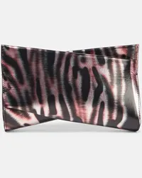 Christian Louboutin Clutch Loubitwist Small in pelle Multicolore