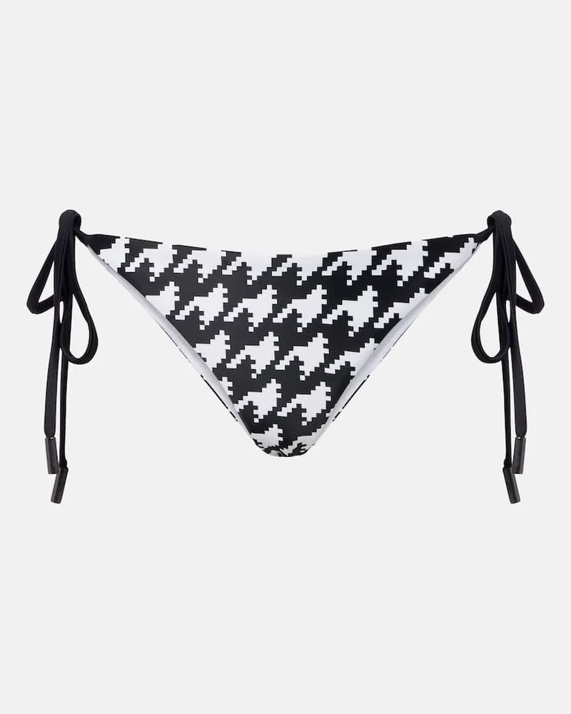 Perfect Moment Slip bikini pied-de-poule Nero