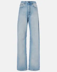 Dries van Noten Jeans regular a vita alta Blu