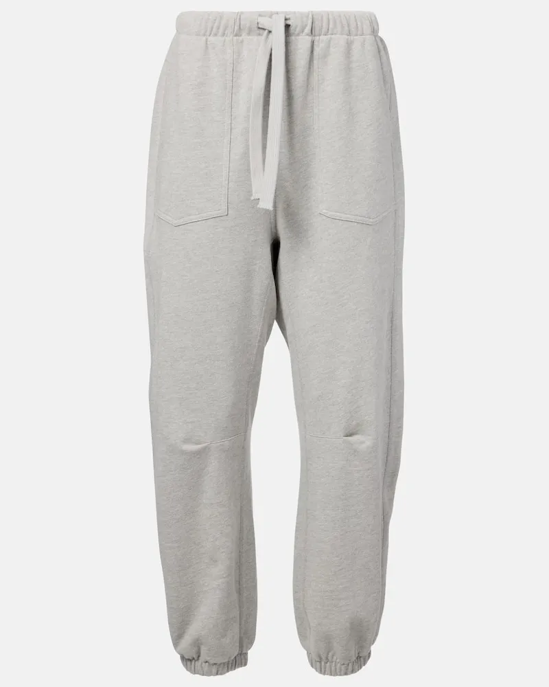 Nili Lotan Pantaloni sportivi Dulce in misto cotone Grigio