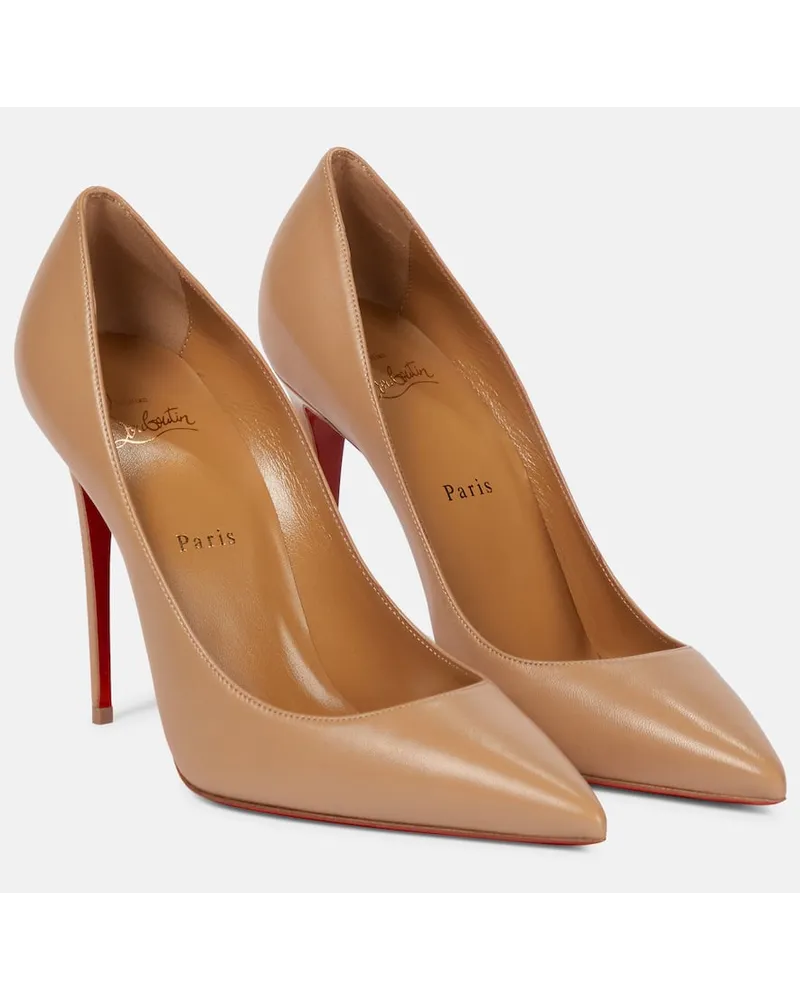 Christian Louboutin Pumps Kate 100 in pelle Beige