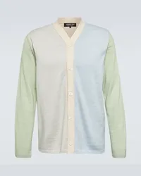 Comme des Garçons Comme des Garçons Homme Deux Cardigan in cotone e cashmere Multicolore