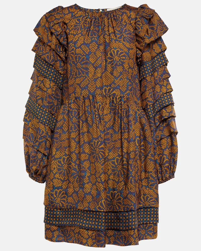 Ulla Johnson Miniabito Emilia con stampa Multicolore