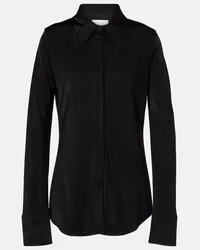 Jil Sander Camicia in jersey Nero