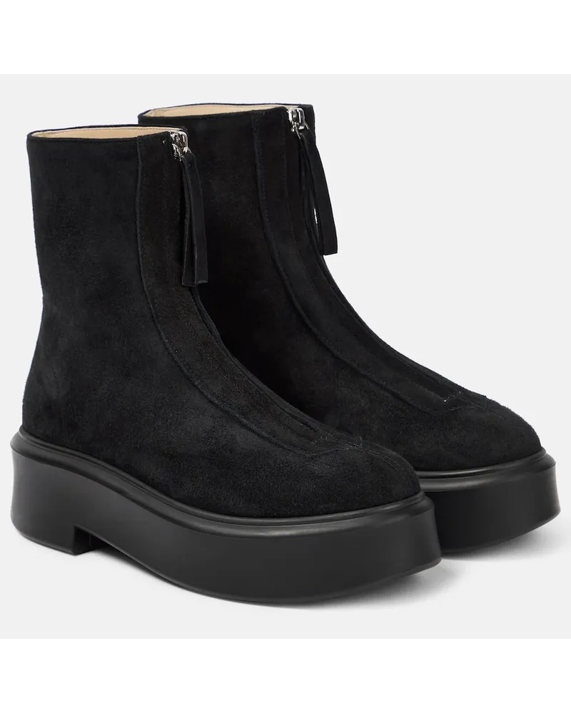 The Row Stivaletti in suede Nero