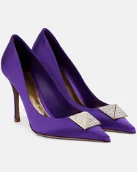 Valentino Garavani Pumps One Stud in raso Viola