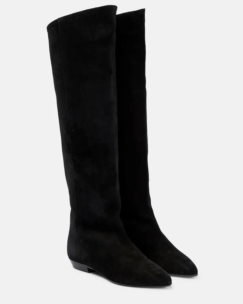 Isabel Marant Stivali Skarlet in suede Nero