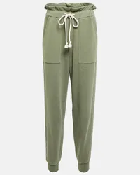 The Upside Pantaloni sportivi Coterie Finn in jersey di cotone Verde