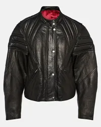 Isabel Marant Giacca biker Chady in pelle Nero