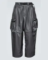 Y-3 Pantaloni cargo convertibili in Gore-Tex Nero