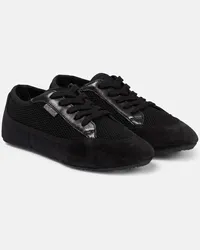 The Row Sneakers Owen City in mesh e pelle Nero