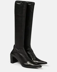 Jil Sander Stivali in pelle Nero