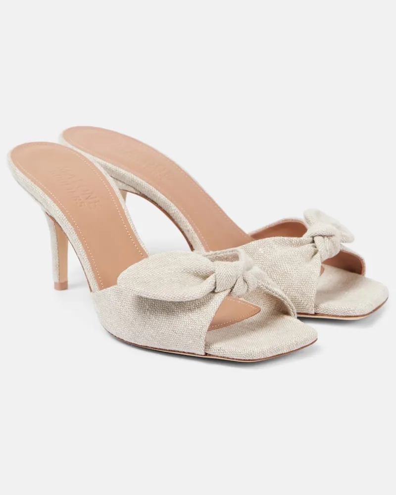 Malone Souliers Mules Vargas 70 in canvas Beige