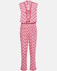 Poupette St Barth Jumpsuit Donna con stampa Rosa