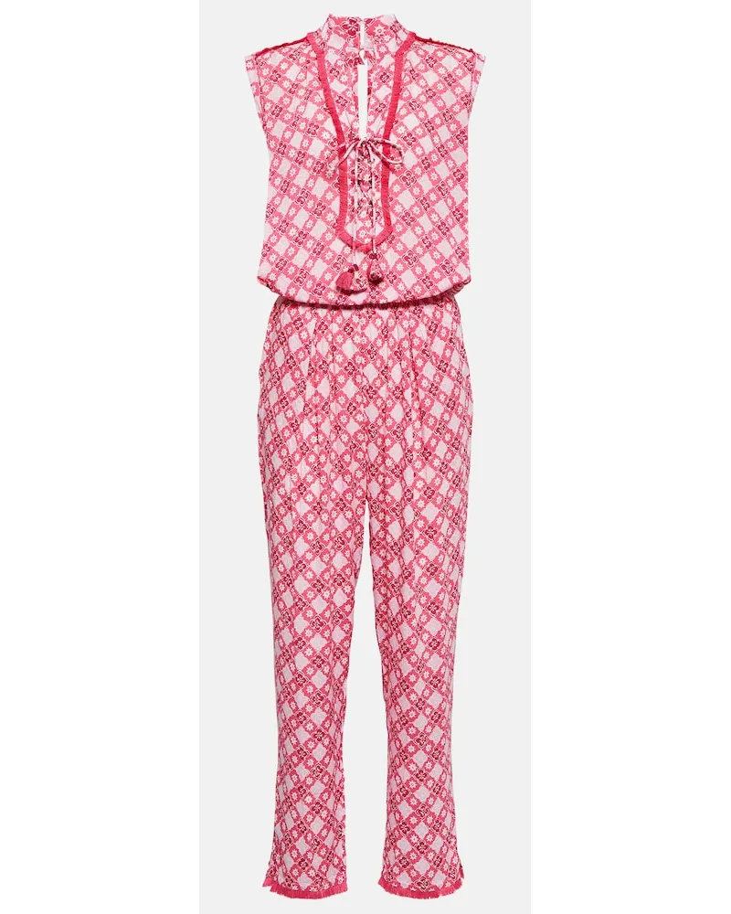 Poupette St Barth Jumpsuit Donna con stampa Rosa