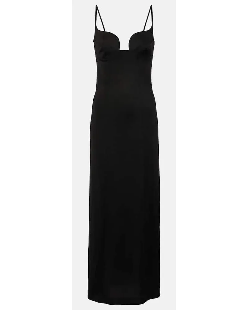 GALVAN Abito lungo Nouveau Nero