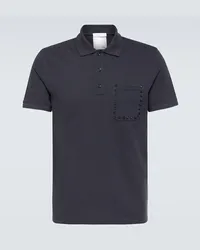 Valentino Garavani Polo Rockstud in cotone Blu