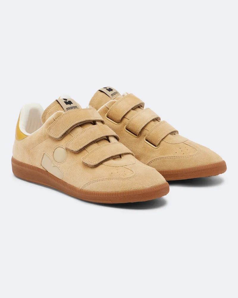 Isabel Marant Sneakers Beth in suede Giallo