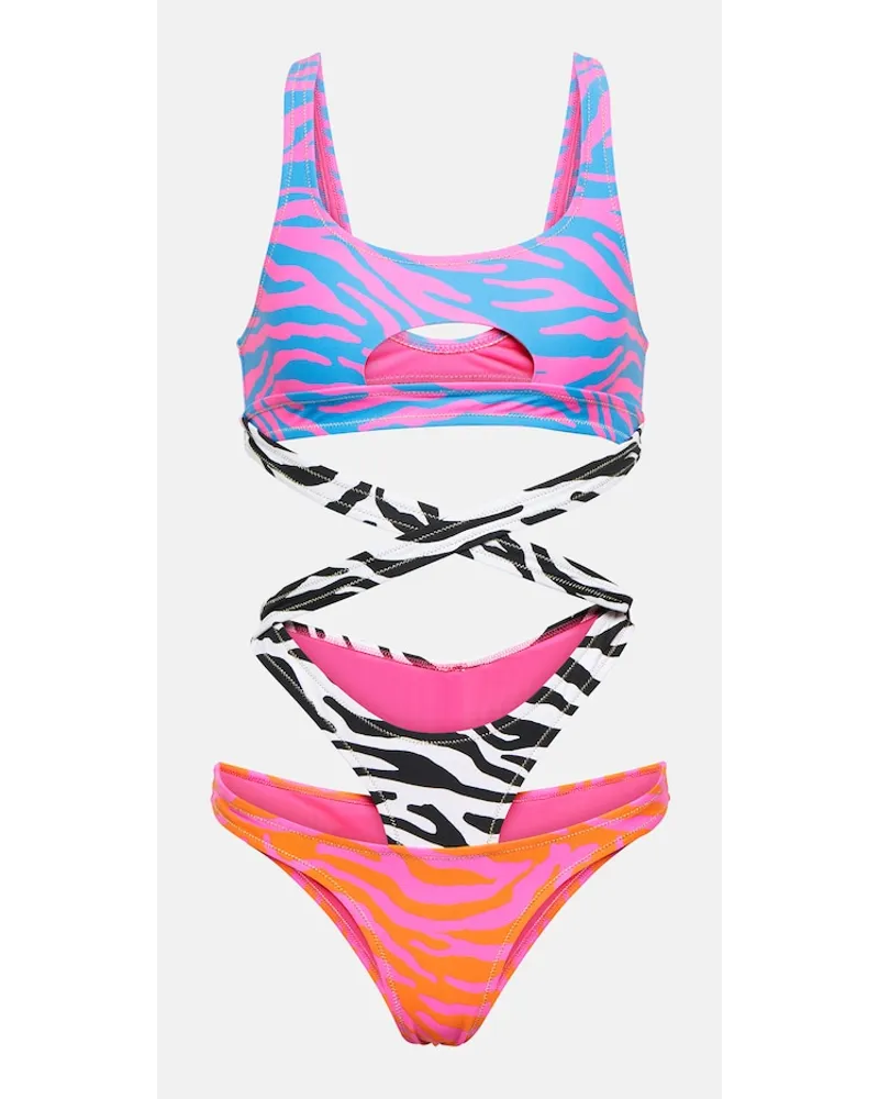 Reina Olga Costume intero Theresa con stampa Multicolore