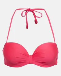 Max Mara Top bikini a fascia Asia Rosa