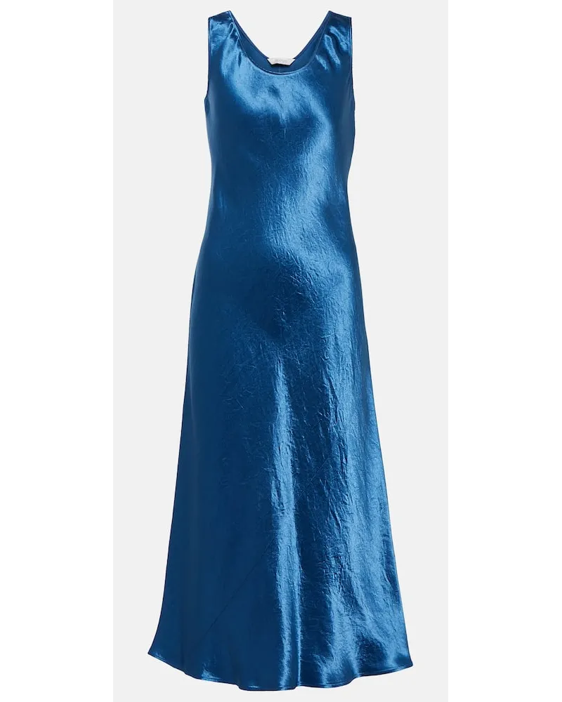Max Mara Leisure - Abito sottoveste midi Talete Blu